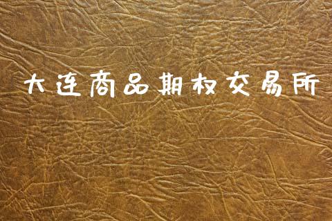 大连商品期权交易所_https://wap.78312.cn_金融监管_第1张