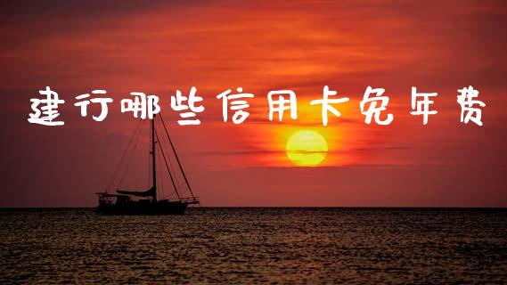 建行哪些信用卡免年费_https://wap.78312.cn_期货开户_第1张