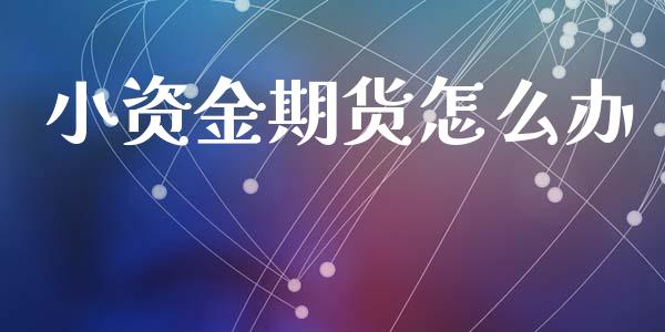 小资金期货怎么办_https://wap.78312.cn_金融监管_第1张