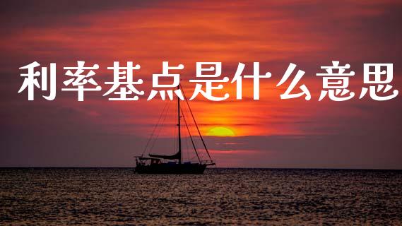 利率基点是什么意思_https://wap.78312.cn_外汇交易_第1张