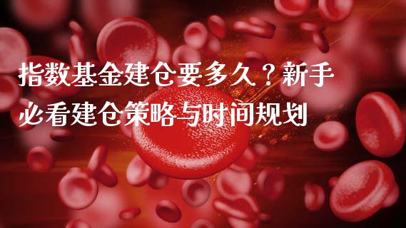 指数基金建仓要多久？新手必看建仓策略与时间规划_https://wap.78312.cn_期货开户_第1张