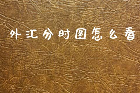外汇分时图怎么看_https://wap.78312.cn_外汇交易_第1张