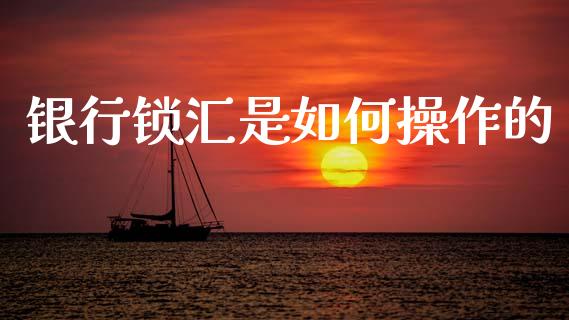 银行锁汇是如何操作的_https://wap.78312.cn_外汇交易_第1张