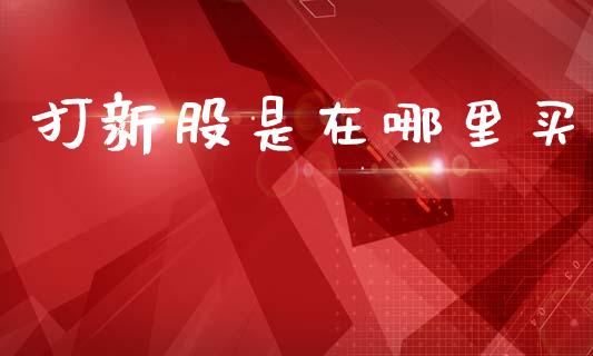 打新股是在哪里买_https://wap.78312.cn_期货开户_第1张