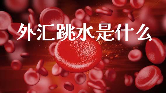 外汇跳水是什么_https://wap.78312.cn_债券资讯_第1张