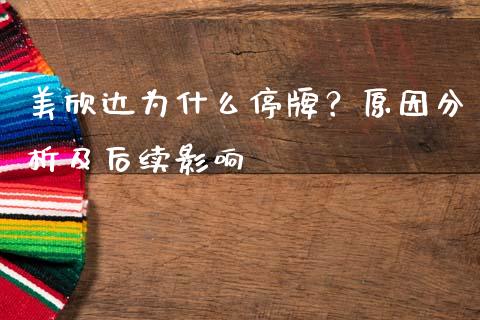 美欣达为什么停牌？原因分析及后续影响_https://wap.78312.cn_财经新闻_第1张