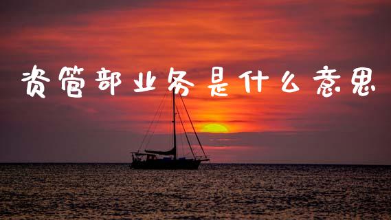 资管部业务是什么意思_https://wap.78312.cn_金融监管_第1张