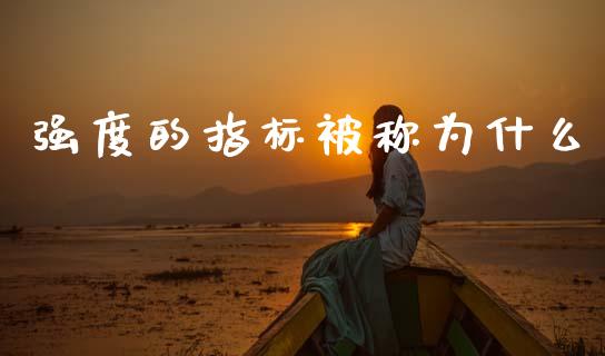 强度的指标被称为什么_https://wap.78312.cn_金融监管_第1张
