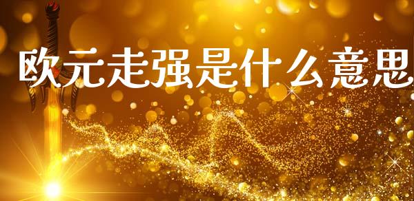 欧元走强是什么意思_https://wap.78312.cn_金融监管_第1张