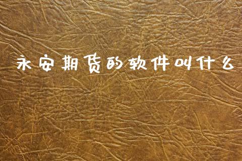 永安期货的软件叫什么_https://wap.78312.cn_外汇交易_第1张