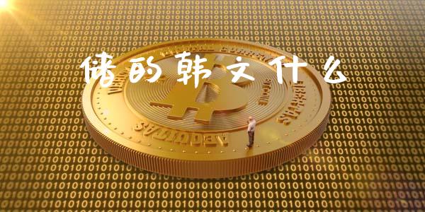 储的韩文什么_https://wap.78312.cn_全球市场_第1张