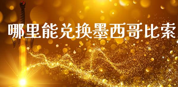 哪里能兑换墨西哥比索_https://wap.78312.cn_期货开户_第1张