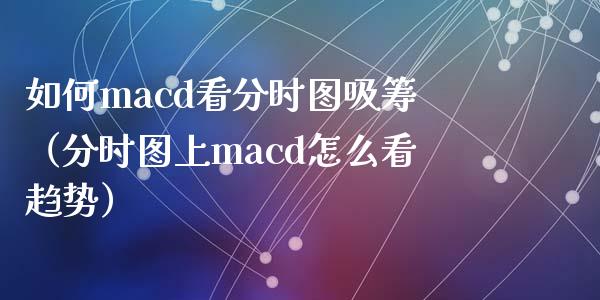 如何macd看分时图吸筹（分时图上macd怎么看趋势）_https://wap.78312.cn_债券资讯_第1张