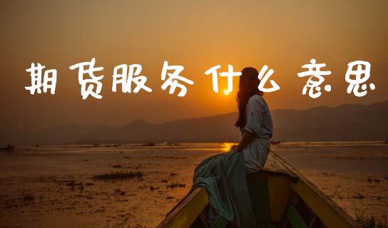 期货服务什么意思_https://wap.78312.cn_全球市场_第1张