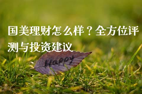 国美理财怎么样？全方位评测与投资建议_https://wap.78312.cn_金融监管_第1张