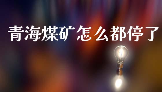 青海煤矿怎么都停了_https://wap.78312.cn_财经新闻_第1张