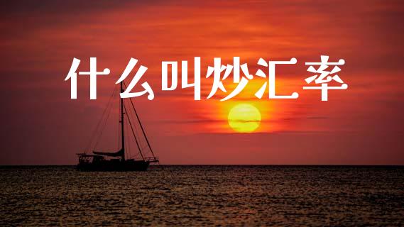 什么叫炒汇率_https://wap.78312.cn_财经新闻_第1张