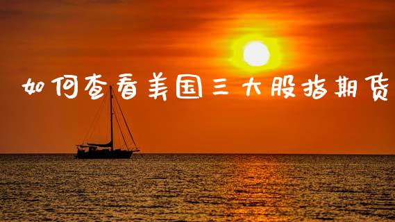 如何查看美国三大股指期货_https://wap.78312.cn_期货开户_第1张