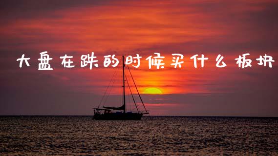 大盘在跌的时候买什么板块_https://wap.78312.cn_全球市场_第1张
