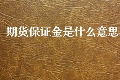 期货保证金是什么意思_https://wap.78312.cn_财经新闻_第1张