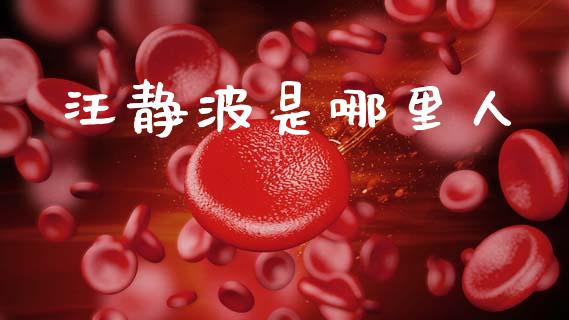 汪静波是哪里人_https://wap.78312.cn_期货开户_第1张