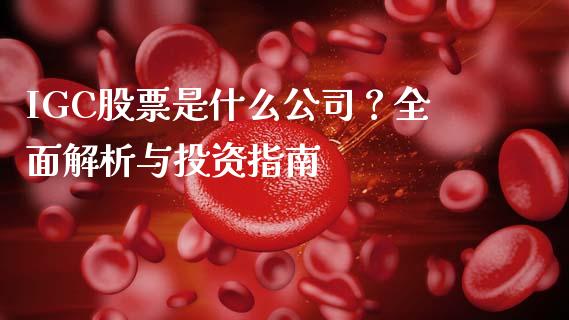 IGC股票是什么公司？全面解析与投资指南_https://wap.78312.cn_全球市场_第1张