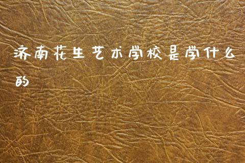 济南花生艺术学校是学什么的_https://wap.78312.cn_金融监管_第1张