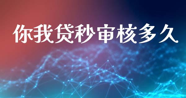 你我贷秒审核多久_https://wap.78312.cn_债券资讯_第1张