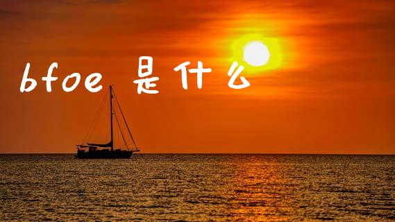 bfoe 是什么_https://wap.78312.cn_财经新闻_第1张