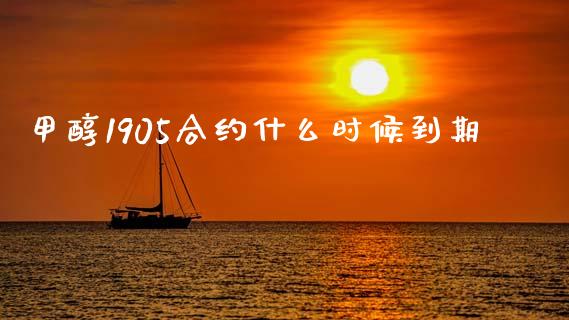 甲醇1905合约什么时候到期_https://wap.78312.cn_债券资讯_第1张