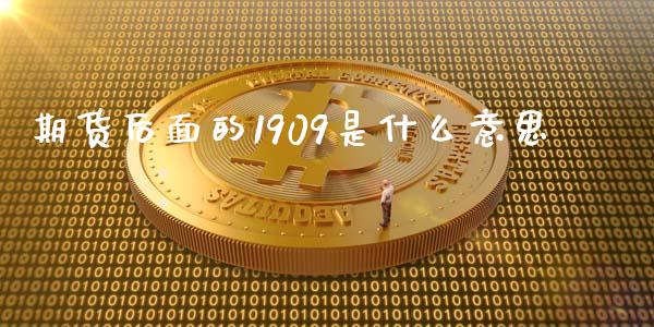 期货后面的1909是什么意思_https://wap.78312.cn_金融监管_第1张
