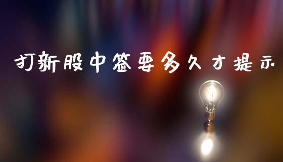 打新股中签要多久才提示_https://wap.78312.cn_全球市场_第1张