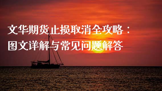 文华期货止损取消全攻略：图文详解与常见问题解答_https://wap.78312.cn_期货开户_第1张