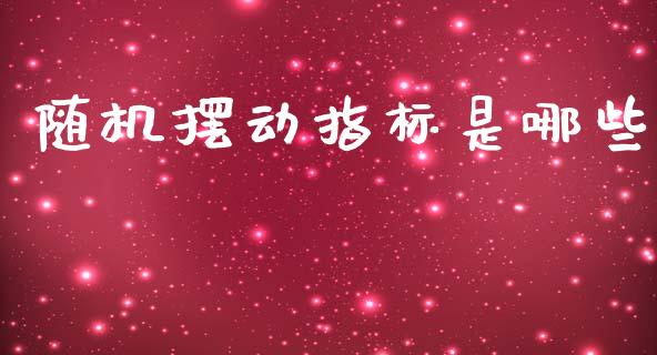 随机摆动指标是哪些_https://wap.78312.cn_金融监管_第1张
