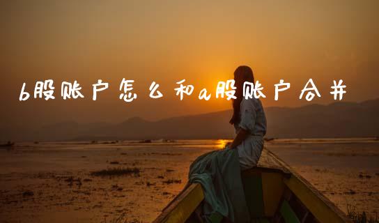 b股账户怎么和a股账户合并_https://wap.78312.cn_期货开户_第1张