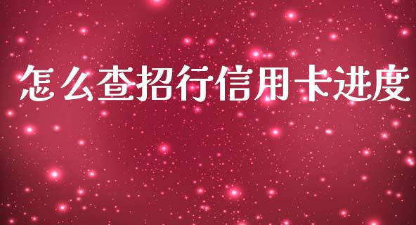 怎么查招行信用卡进度_https://wap.78312.cn_期货开户_第1张