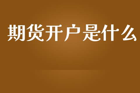 期货开户是什么_https://wap.78312.cn_全球市场_第1张