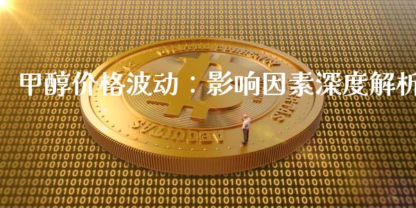 甲醇价格波动：影响因素深度解析_https://wap.78312.cn_外汇交易_第1张