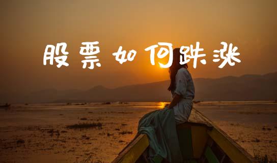 股票如何跌涨_https://wap.78312.cn_期货开户_第1张