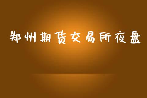 郑州期货交易所夜盘_https://wap.78312.cn_财经新闻_第1张