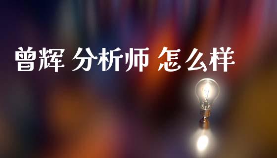 曾辉 分析师 怎么样_https://wap.78312.cn_外汇交易_第1张