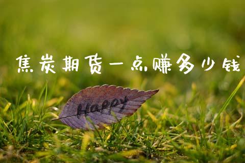 焦炭期货一点赚多少钱_https://wap.78312.cn_财经新闻_第1张