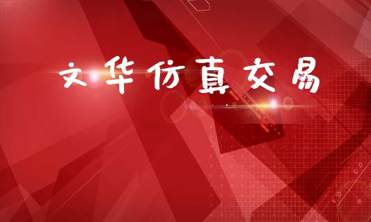 文华仿真交易_https://wap.78312.cn_金融监管_第1张