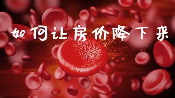 如何让房价降下来_https://wap.78312.cn_金融监管_第1张