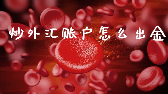炒外汇账户怎么出金_https://wap.78312.cn_金融监管_第1张