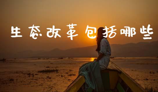 生态改革包括哪些_https://wap.78312.cn_全球市场_第1张