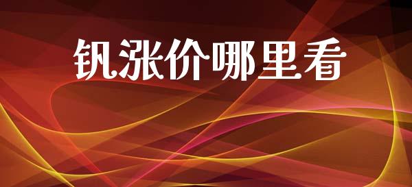 钒涨价哪里看_https://wap.78312.cn_期货开户_第1张