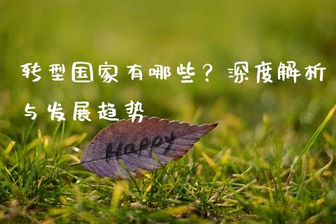 转型国家有哪些？深度解析与发展趋势_https://wap.78312.cn_债券资讯_第1张