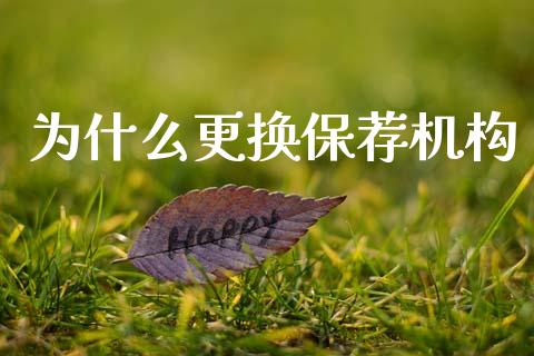 为什么更换保荐机构_https://wap.78312.cn_外汇交易_第1张