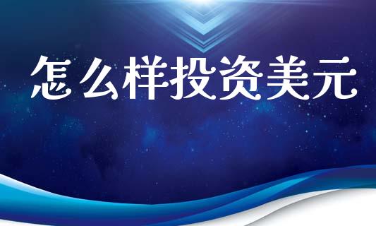 怎么样投资美元_https://wap.78312.cn_全球市场_第1张